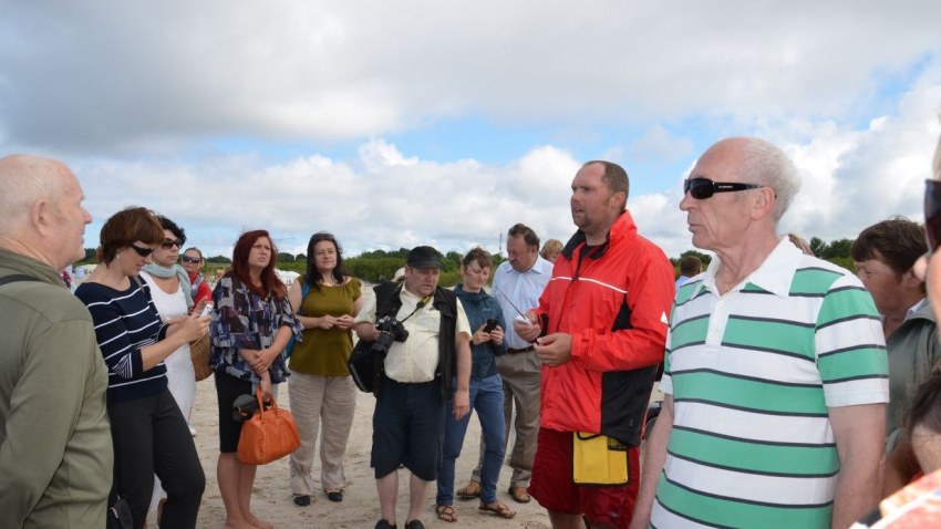 Liepājas pludmales pieejamības kompleksa cilvēkiem ar invaliditāti atklāšana 02.08.2013.
