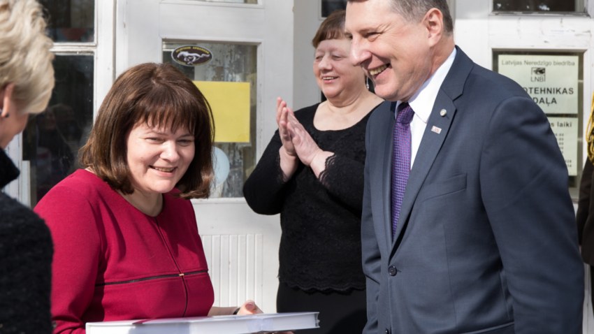 Latvijas Valsts prezidenta vizīte Strazdumuižas ciematā