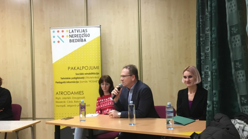 Publiskās debates Vai kultūras pasākumi Latvijā ir pieejami cilvēkiem ar redzes invaliditāti