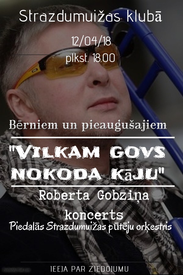 Muzikālā pēcpusdiena ar Robertu Gobziņu bērniem un pieaugušajiem