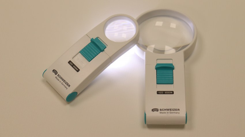 Lupas ar apgaismojumu