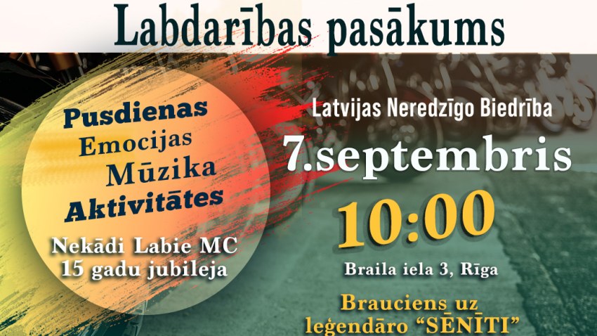 RIDE2SHARE 2024 moto brauciens šogad 7.septembrī – laiks reģistrēties!!