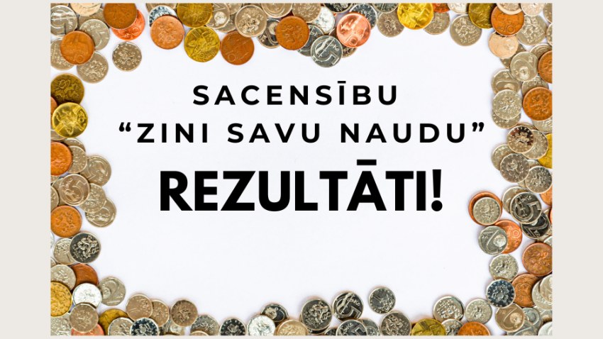 Sacensību “Zini savu naudu” rezultāti!