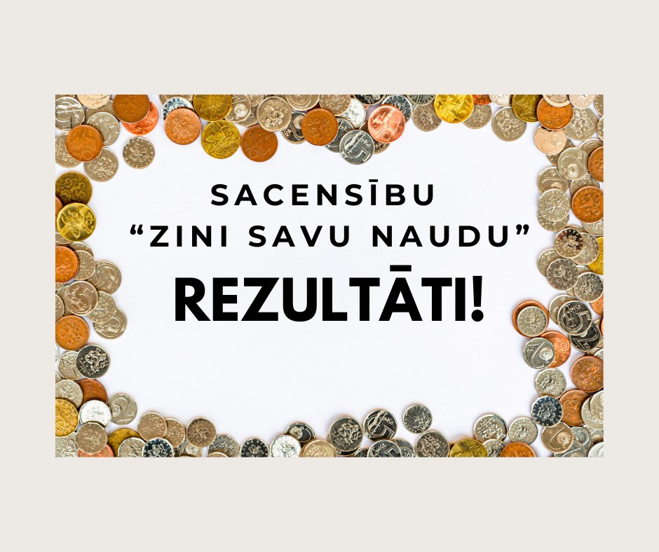 Sacensību “Zini savu naudu” rezultāti!